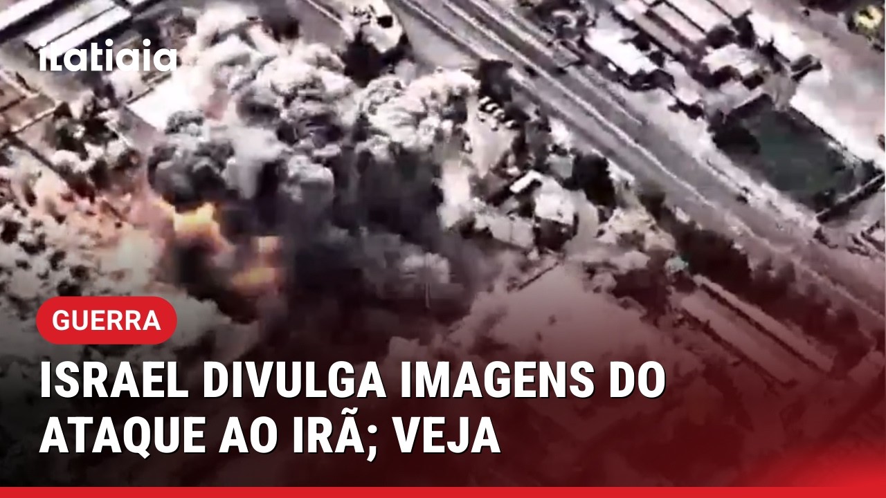 FOR&Ccedil;A A&Eacute;REA ISRAELENSE DIVULGA IMAGENS DO ATAQUE AO IR&Atilde;