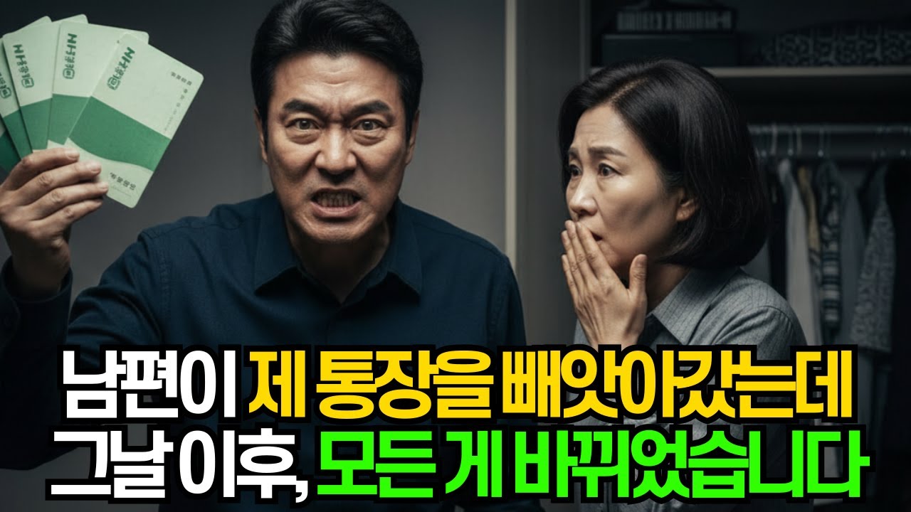 55세, 장롱 속 통장 5개를 들켰는데 그날 이후 제 인생이 완전히 달라졌습니다ㅣ황혼이혼ㅣ노후사연ㅣ인생사연ㅣ오디오북ㅣ