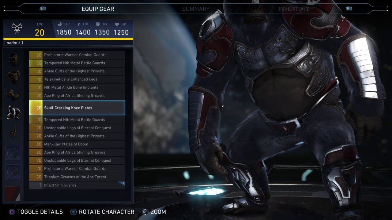 Injustice 2 - Gorilla Grodd Epic Gear Showcase/ Special Moves