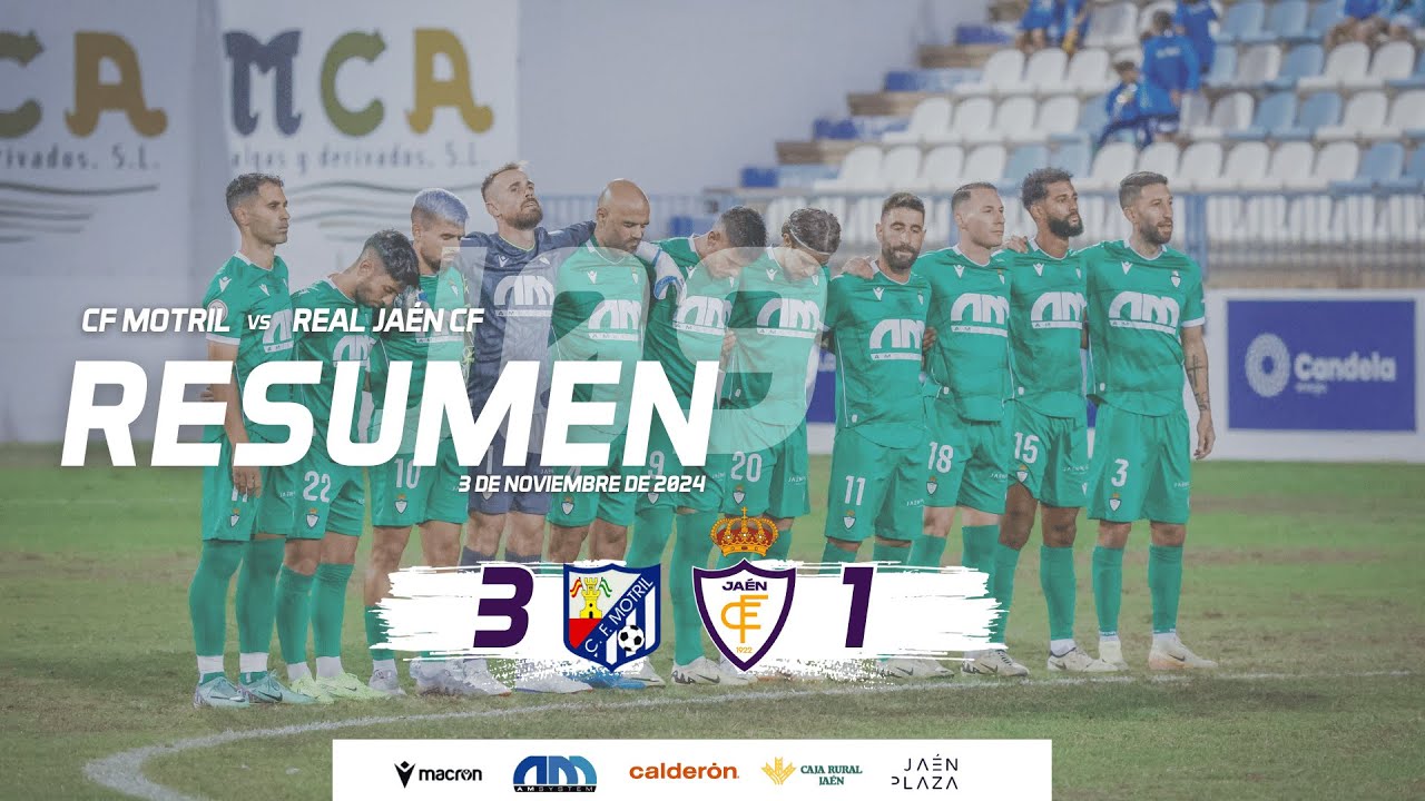 RESUMEN | J9 CF Motril 3 - 1 Real Jaén CF