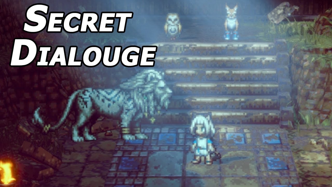 (MISSABLE DIALOUGE) Master Juvah Explains Why Ochette is Small - Octopath Traveler II