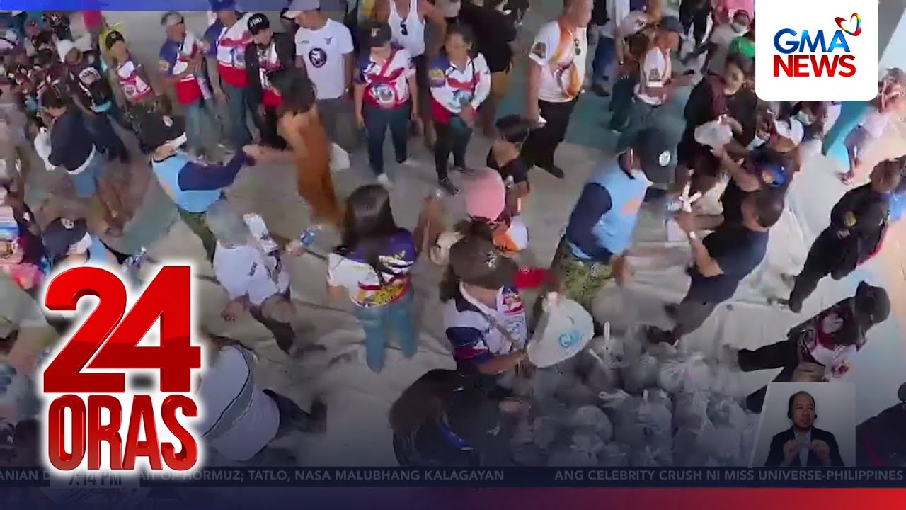 4,000 na apektado ng Mayon ashfall, binigyan ng GMAKF ng relief goods, KN95 mask atbp. | 24 Oras