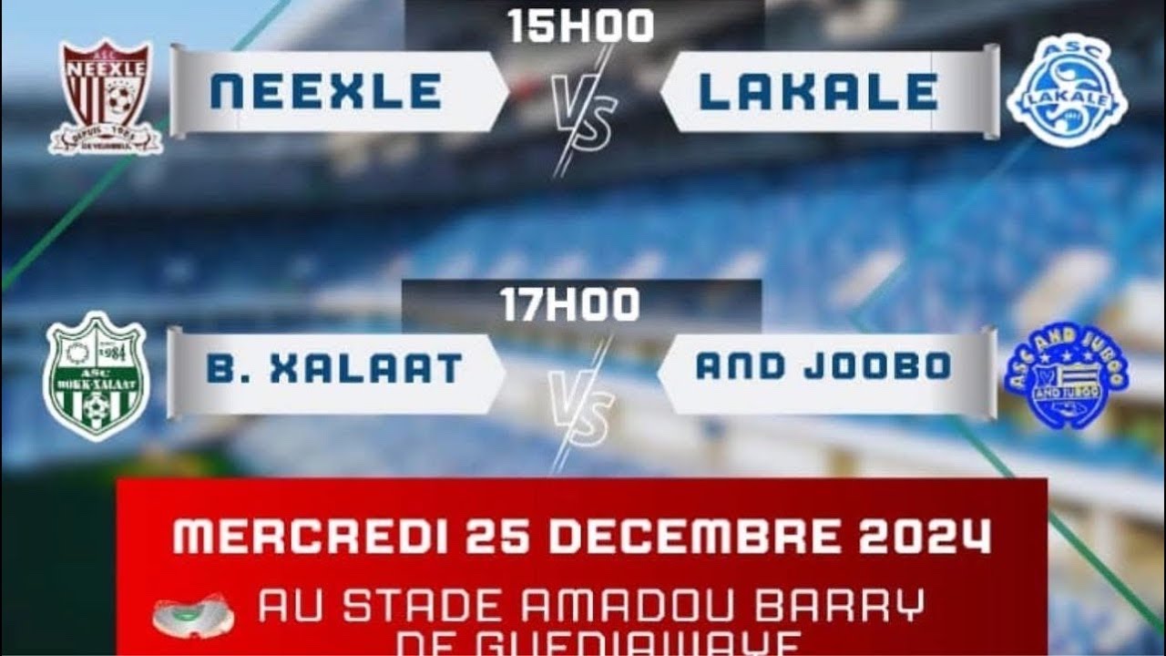 Zone 2 de Yeumbeulasc Lakalé Vs Asc Nexléasc And Jubbo vs Asc Bokk Xalaat