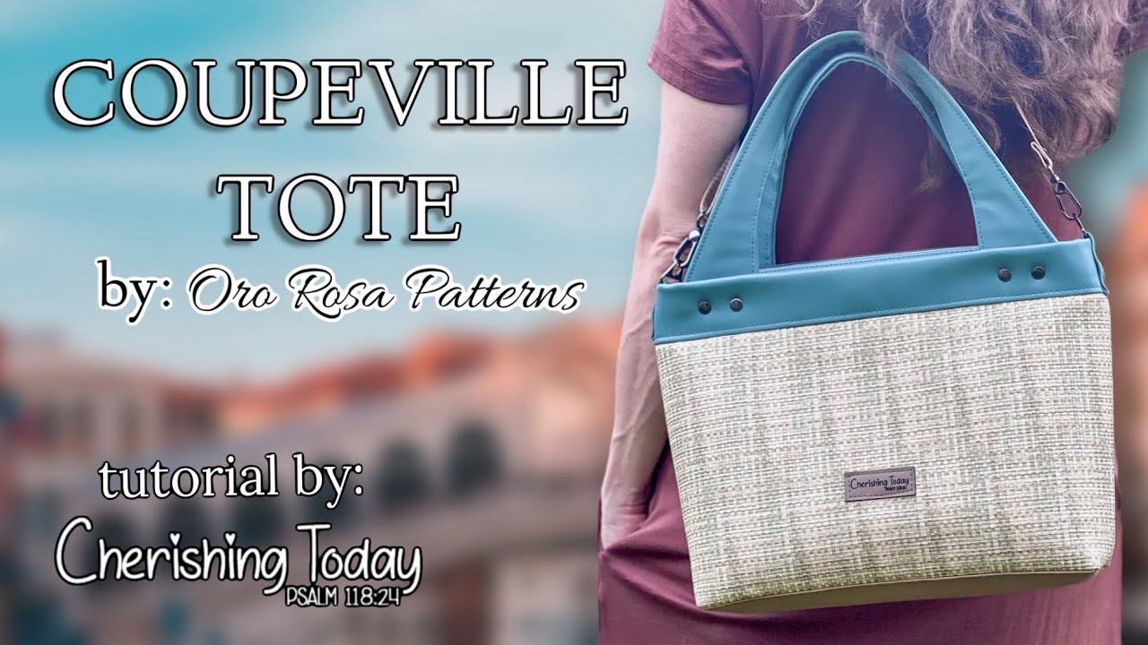 Coupeville Tote Sewing Tutorial from Oro Rosa Patterns