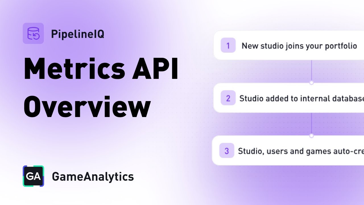 GameAnalytics PipelineIQ - Metrics API