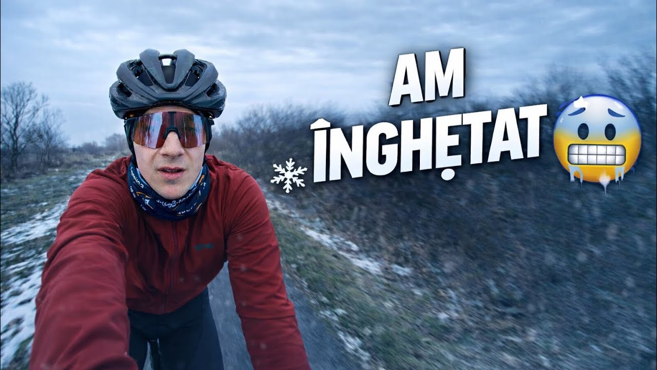 Am înghețat de frig la antrenament. 🥶