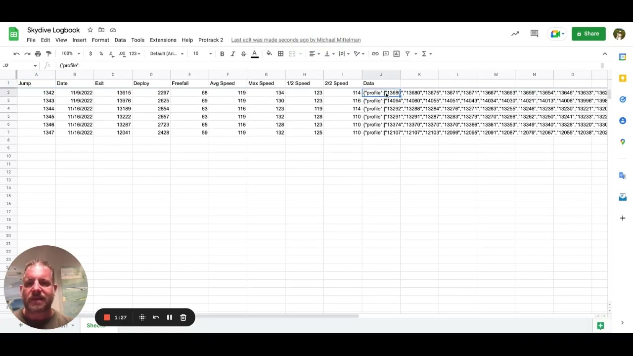 Protrack 2 importer for Google Apps