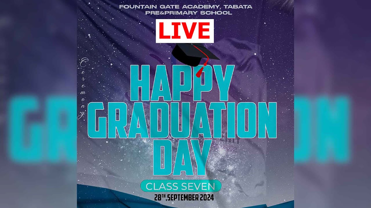 LIVE | MAHAFALI YA 12 YA DARASA LA SABA FOUNTAIN GATE ACADEMY