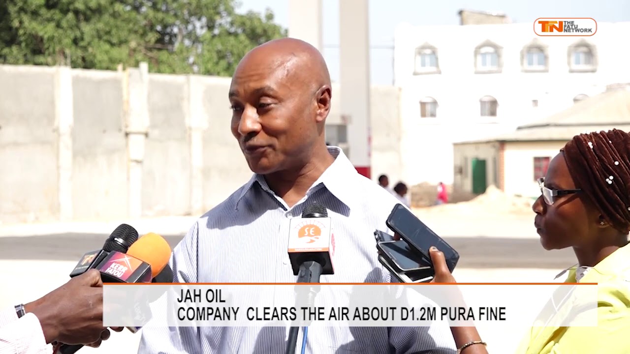 JAH OIL: COMPANY CLEARS THE AIR ABOUT  D1.2M PURA FINE