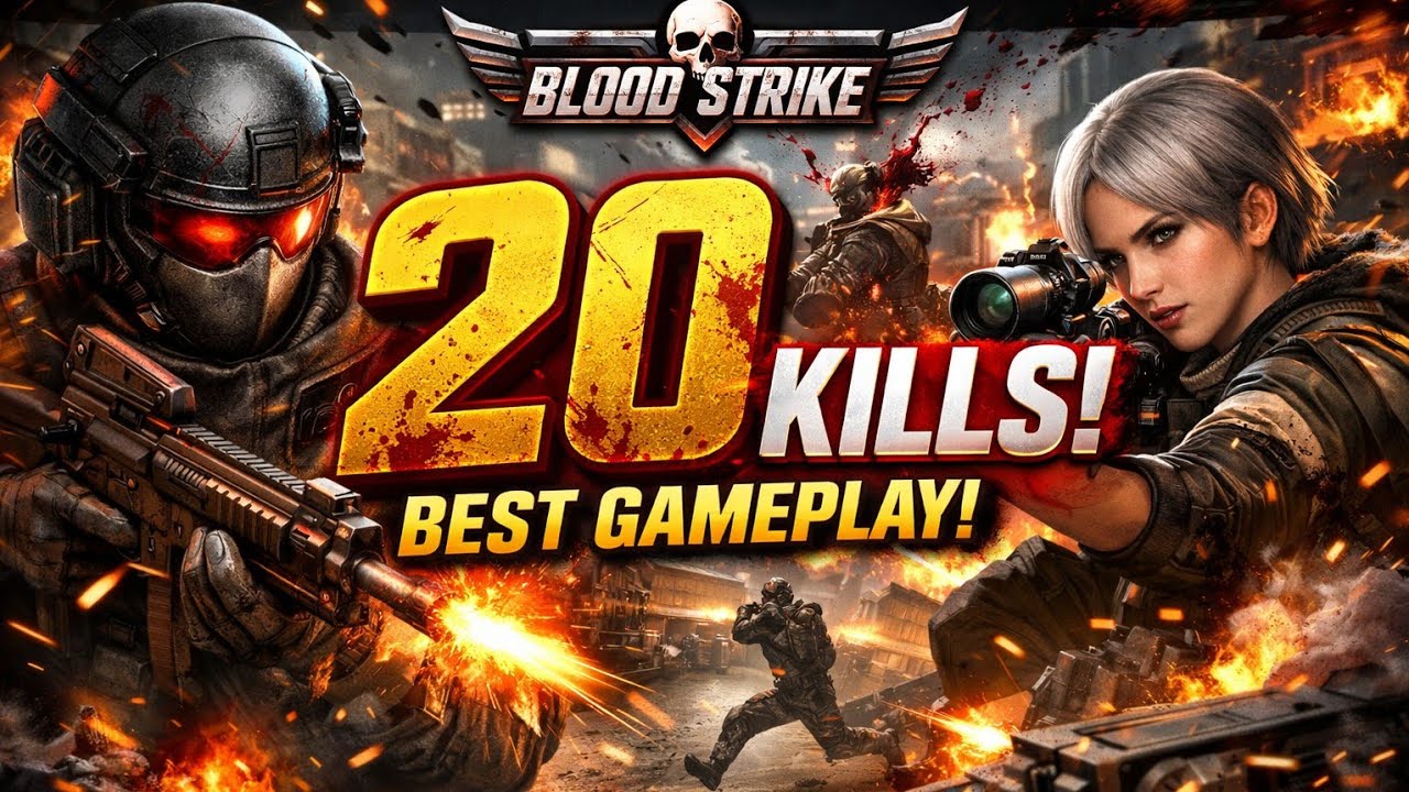 20 KILLS BLOOD STRIKE MONTAGE😈| BEST GAME PLAY