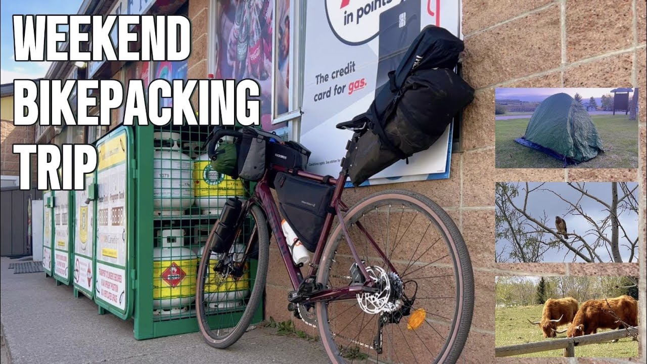 Weekend Bike Touring - From Calgary to Nanton, 2 days, 317 km (197 mi)