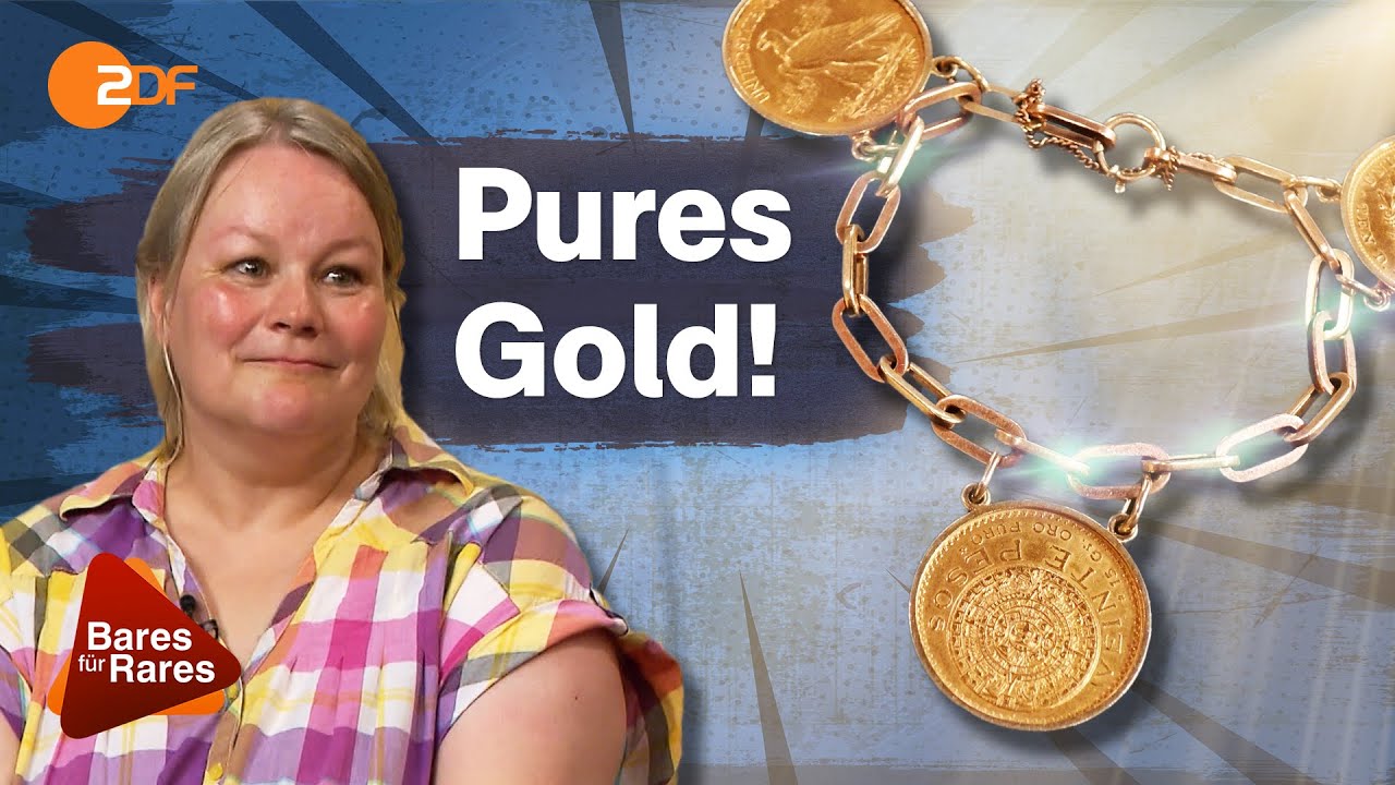 Unverhoffter Geldsegen! Symbol der Azteken ziert Münzarmband aus purem Gold | Bares für Rares