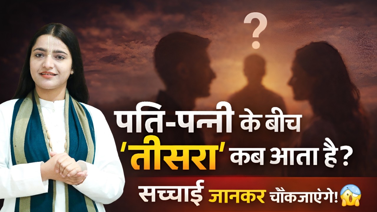 सावधान! बस ये एक गलती और रिश्ते में 'तीसरा' आ जाएगा | Devi @Krishnapriyaji | पति-पत्नी #couplelife