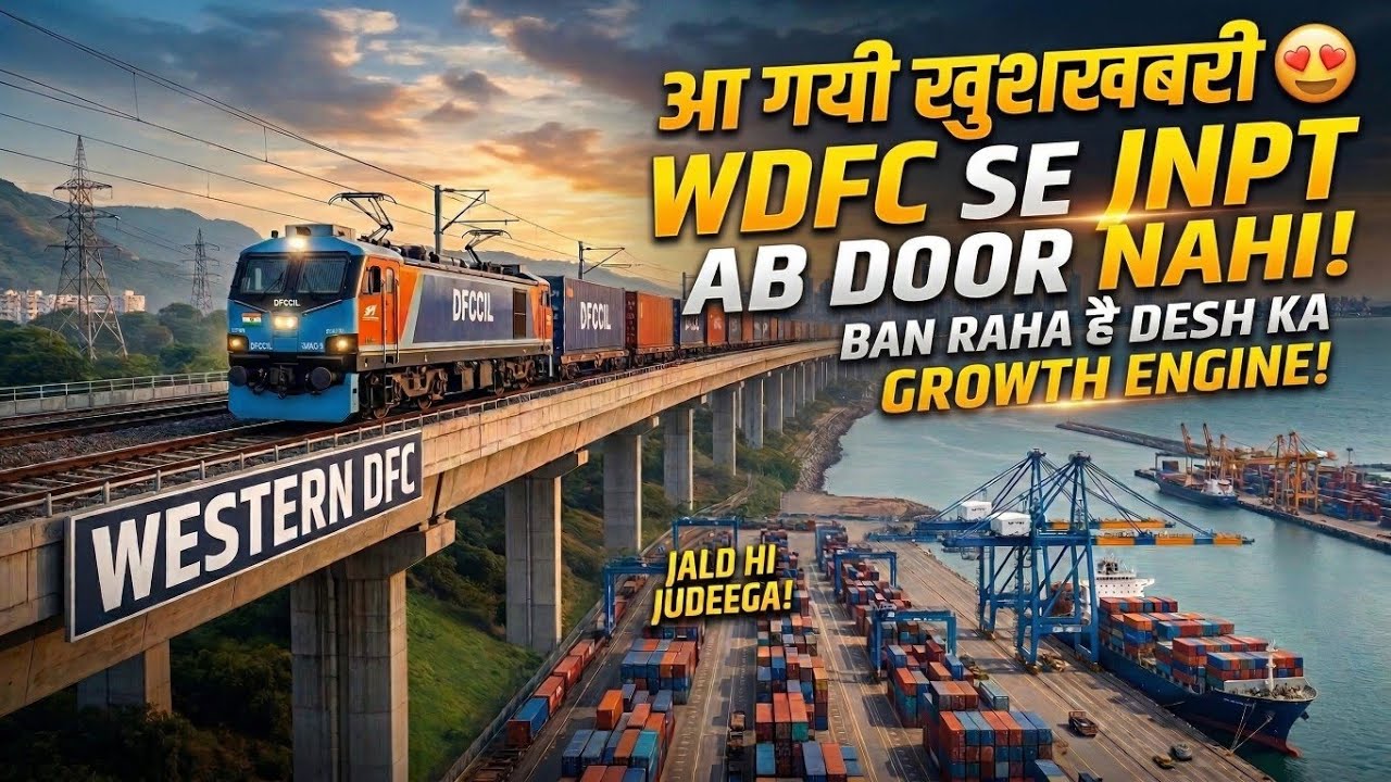 WDFC VAITARNA JNPT PORT TRACK CONNECTION INAUGURATION SOON 😍 #dfccil 