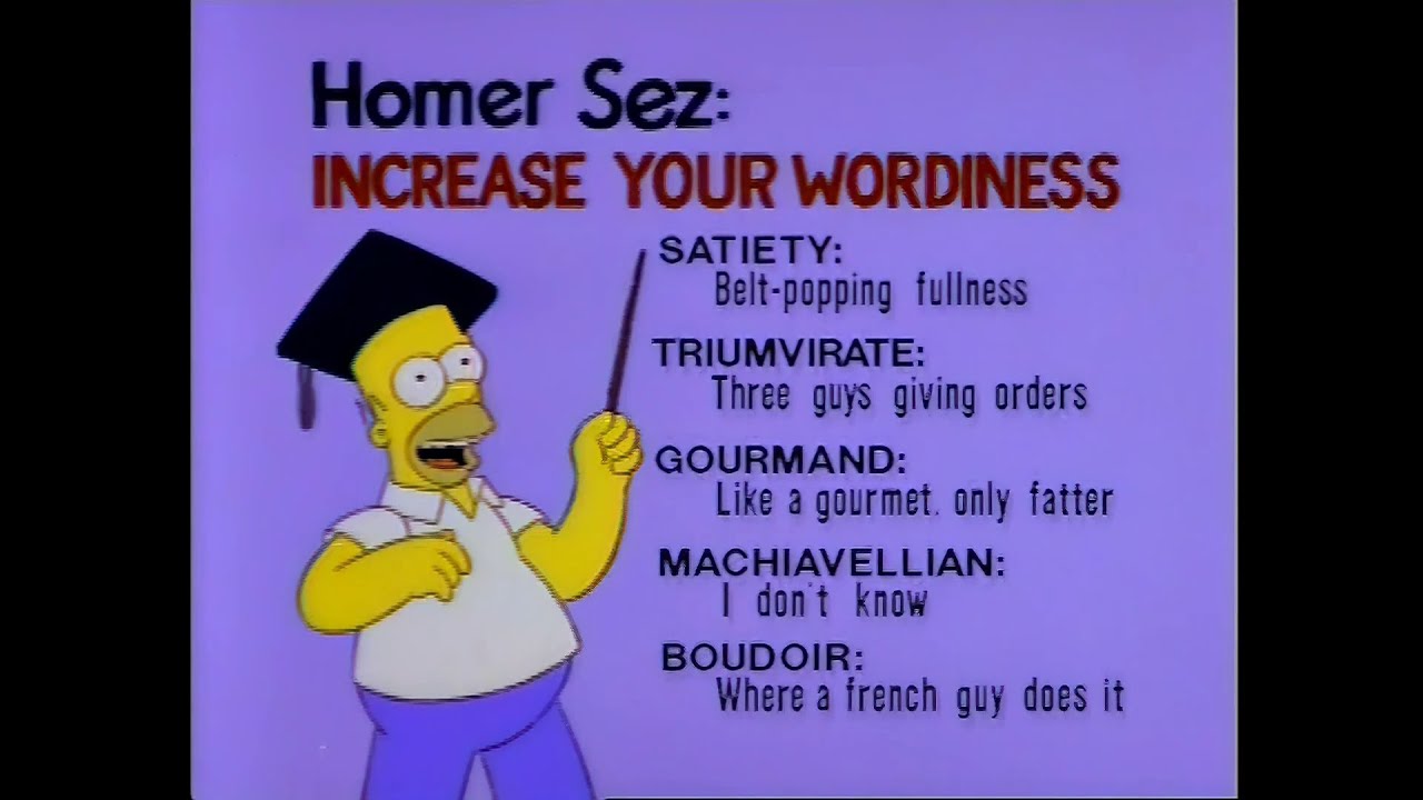 Simpsons - Homer's Vocabulary Builder Tapes (compilation - from 