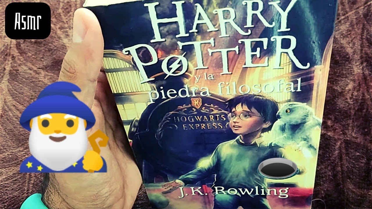 ASMR 🧙‍♂️ | LEYENDO HARRY POTTER Y LA PIEDRA FILOSOFAL🪨 | MASTICANDO CHICLE 😋