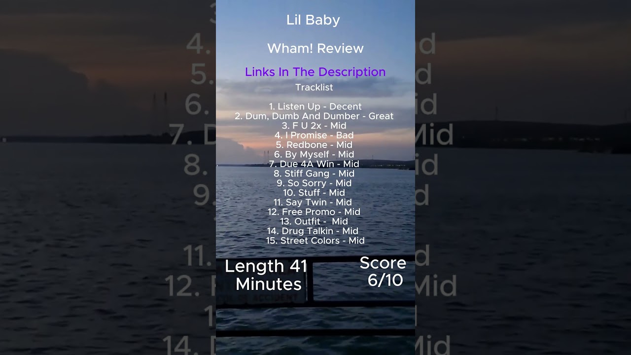 Lil Baby - Wham! Review