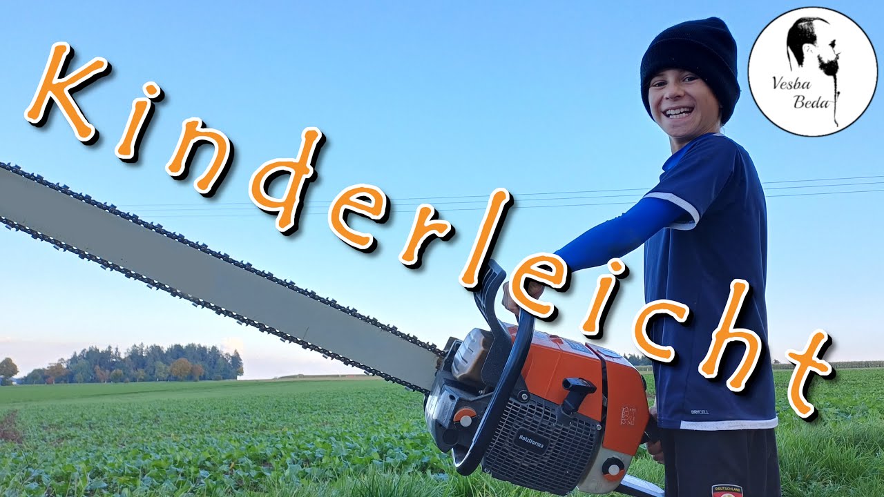 Brennholz in Rekordzeit - so gehts kinderleicht