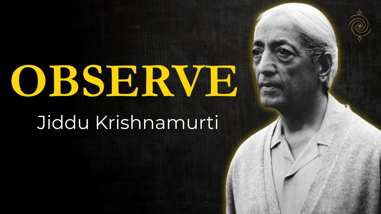 Krishnamurti - You Can't Silence What You Won't See