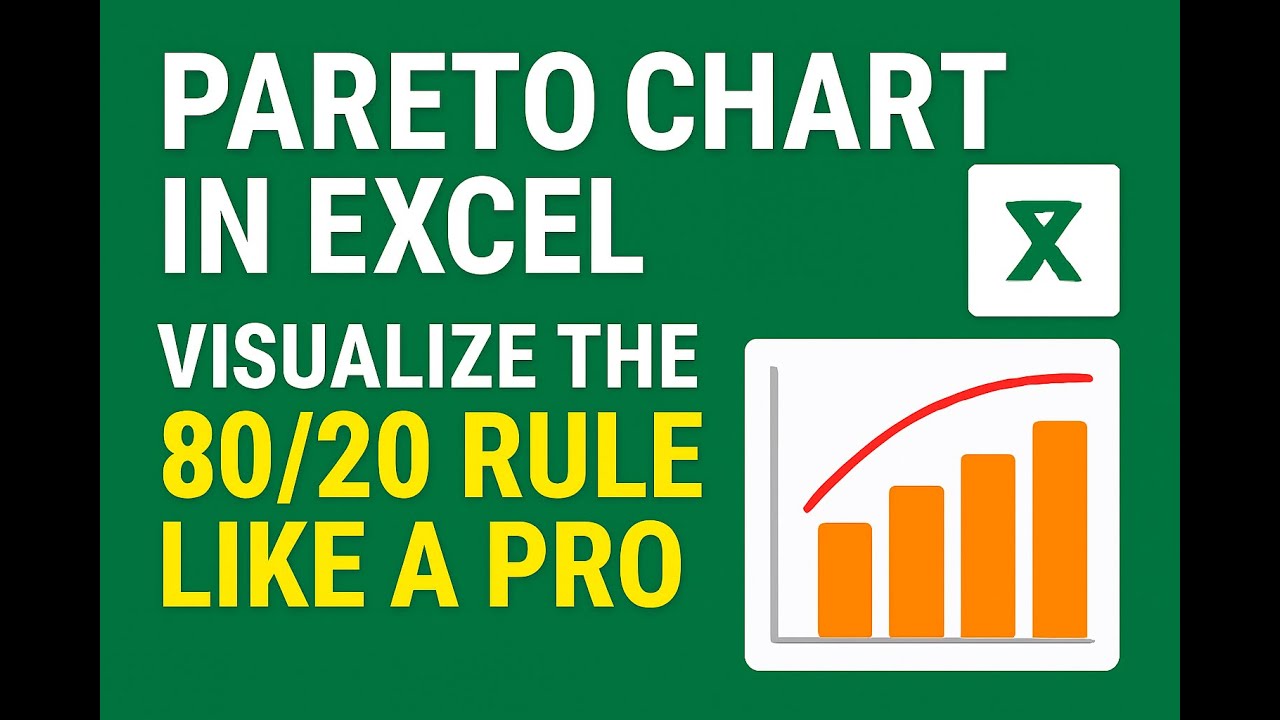 Pareto Chart in Excel | Visualize the 80/20 Rule Like a Pro