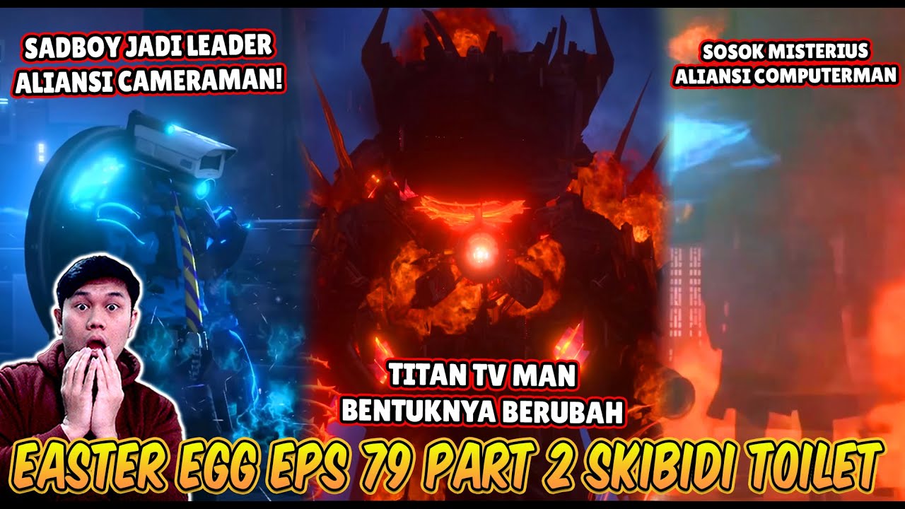 BAHAS TUNTAS SEMUA EASTER EGG RAHASIA EPISODE 79 PART 1 SKIBIDI TOILET! ALIANSI COMPUTERMAN DATANG!
