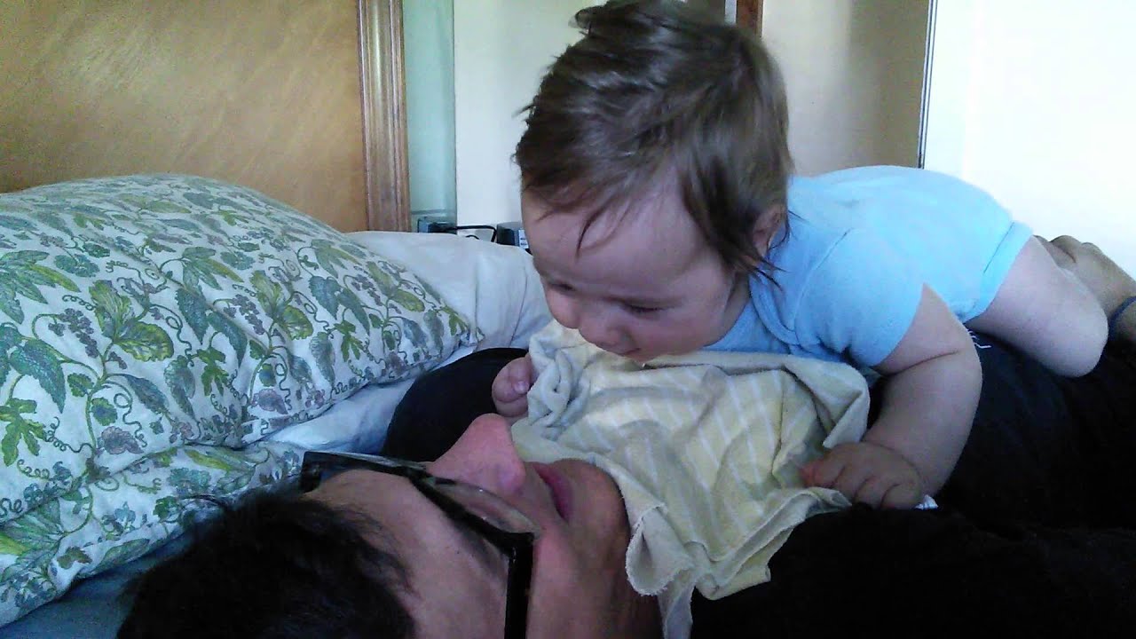 Tummy time with Daddy