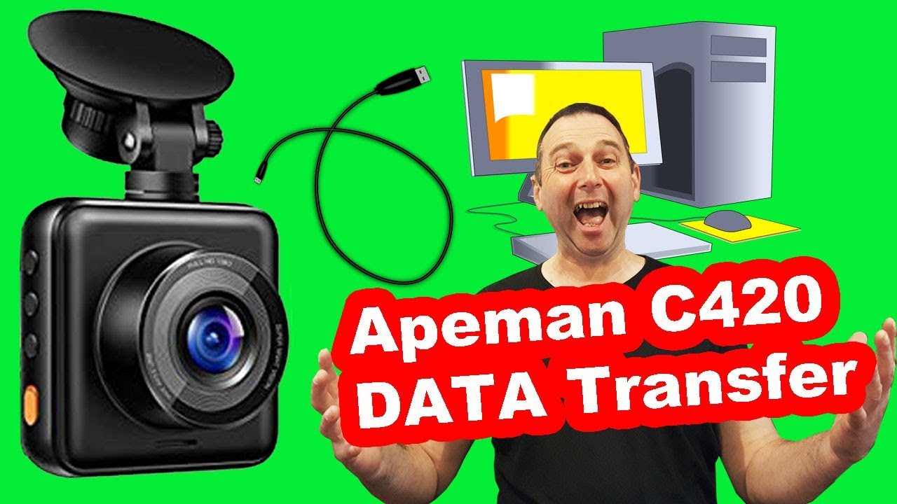 Apeman C420 Dash Cam download DATA to your PC