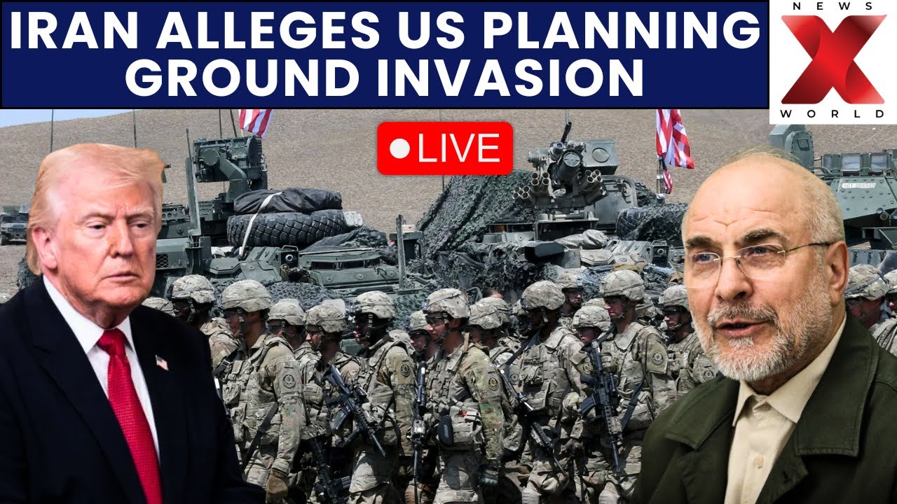 US-Iran War LIVE: Iran Parliament Speaker Accuses US of Ground Invasion Plot Amid Military Tensions