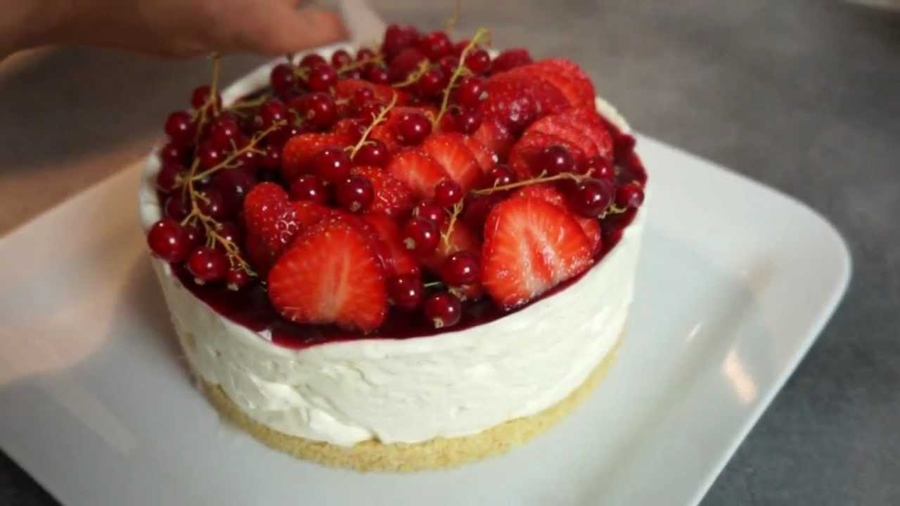 Recette : Cheesecake express sans cuisson aux fruits rouges par Bridélice