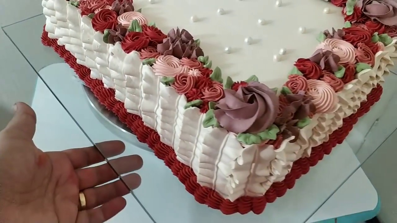DECORAÇÃO BOLO RETANGULAR | BOLO FLORES | LORENA GONTIJO