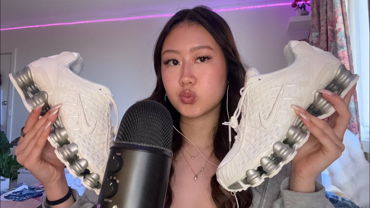 ASMR shoe tapping and scratching