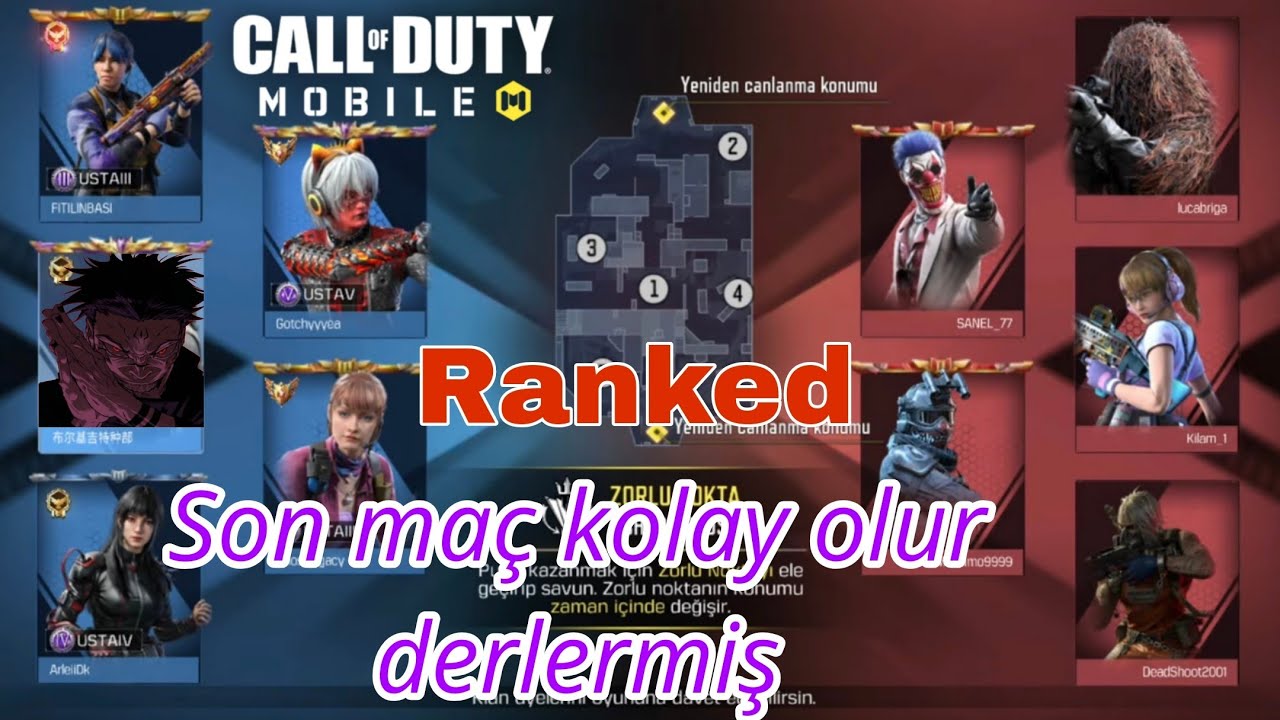 Öyle Bir Takım Geldi ki Maça Resmen Çerez 😮 | Call Of Duty Mobile | Ranked #2