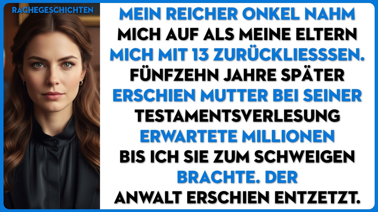 Mein reicher Onkel nahm mich auf nachdem meine Eltern mich mit 13 verlassen hatten unwissend...