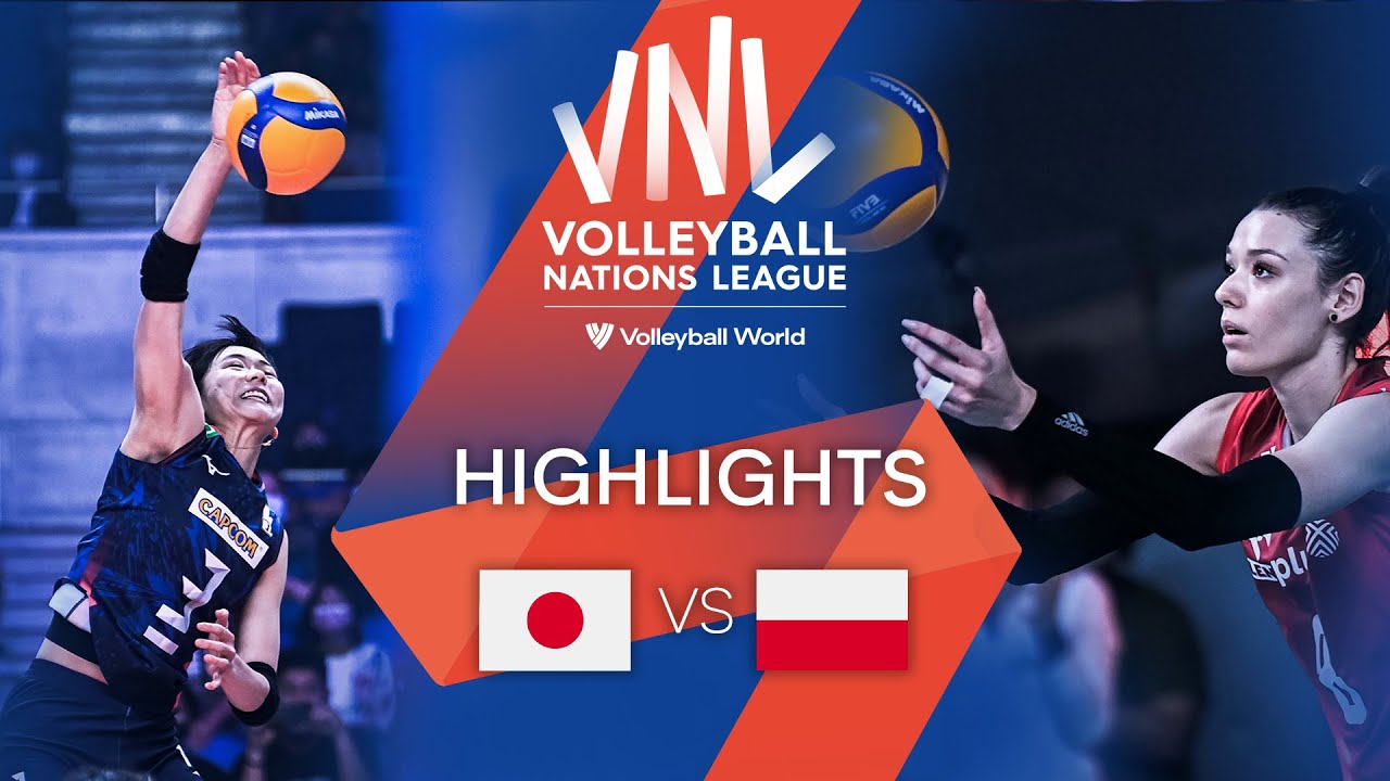 🇯🇵 JPN vs. 🇵🇱 POL - Highlights Week 2 | Women's VNL 2022