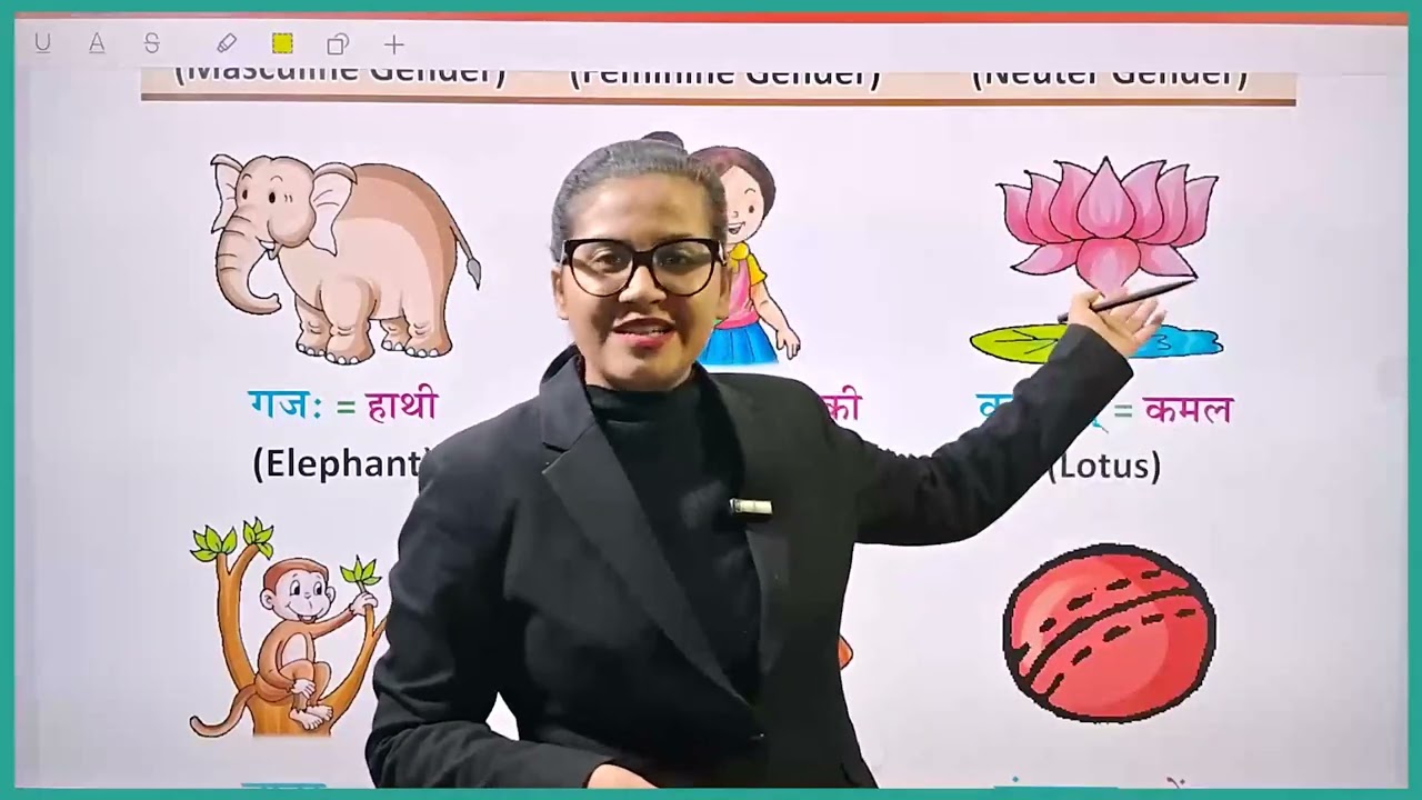 Aayansh Sanskrit Class 1 Chapter 6 Genders