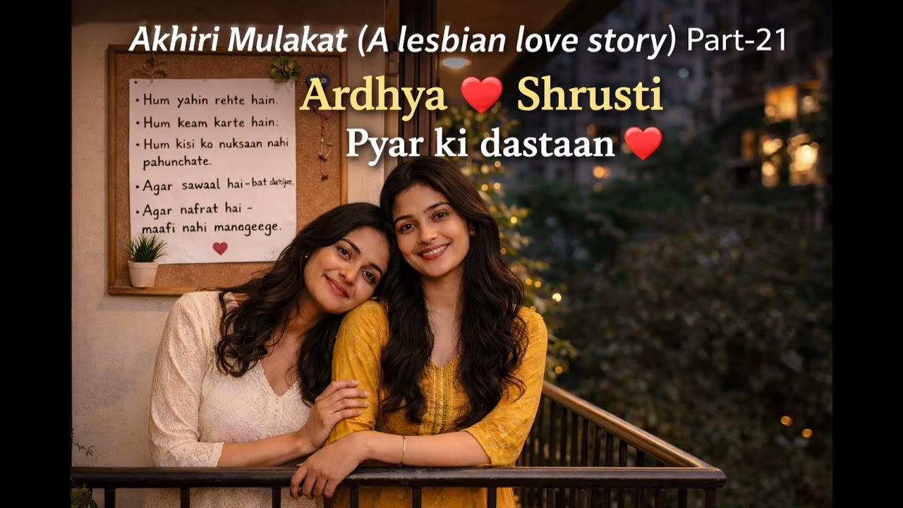 Akhiri Mulakat (A lesbian love story)//Part-21//Ardhya ❤️😊 Shrusti// 