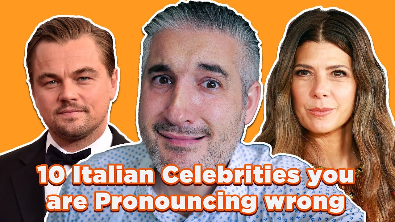 10 Italian American CELEBRITY NAMES you are Pronouncing wrong
