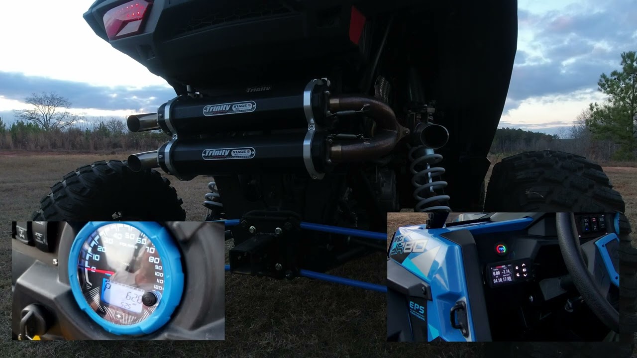 Polaris Turbo RZR Trinity Exhaust With Electric Cutout