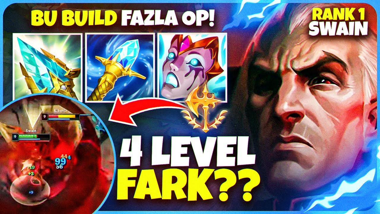 🔥 EFSANE ASIRLIK BUİLDİ İLE SWAİN LANE KAYBETMİYOR! 🔥 | DÜNYA SWAİN 1. Sİ ÜST KORİDOR! | Pace LoL