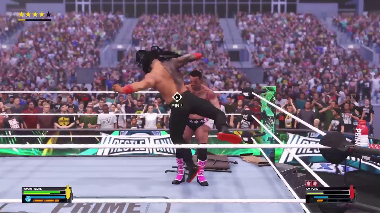 Roman Reigns V CM Punk Match