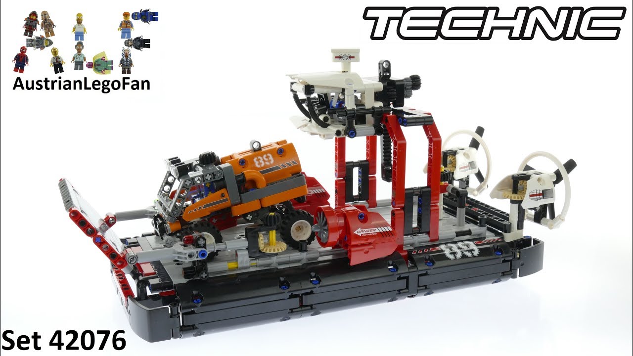 Lego Technic 42076 Hovercraft - Lego Speed Build Review