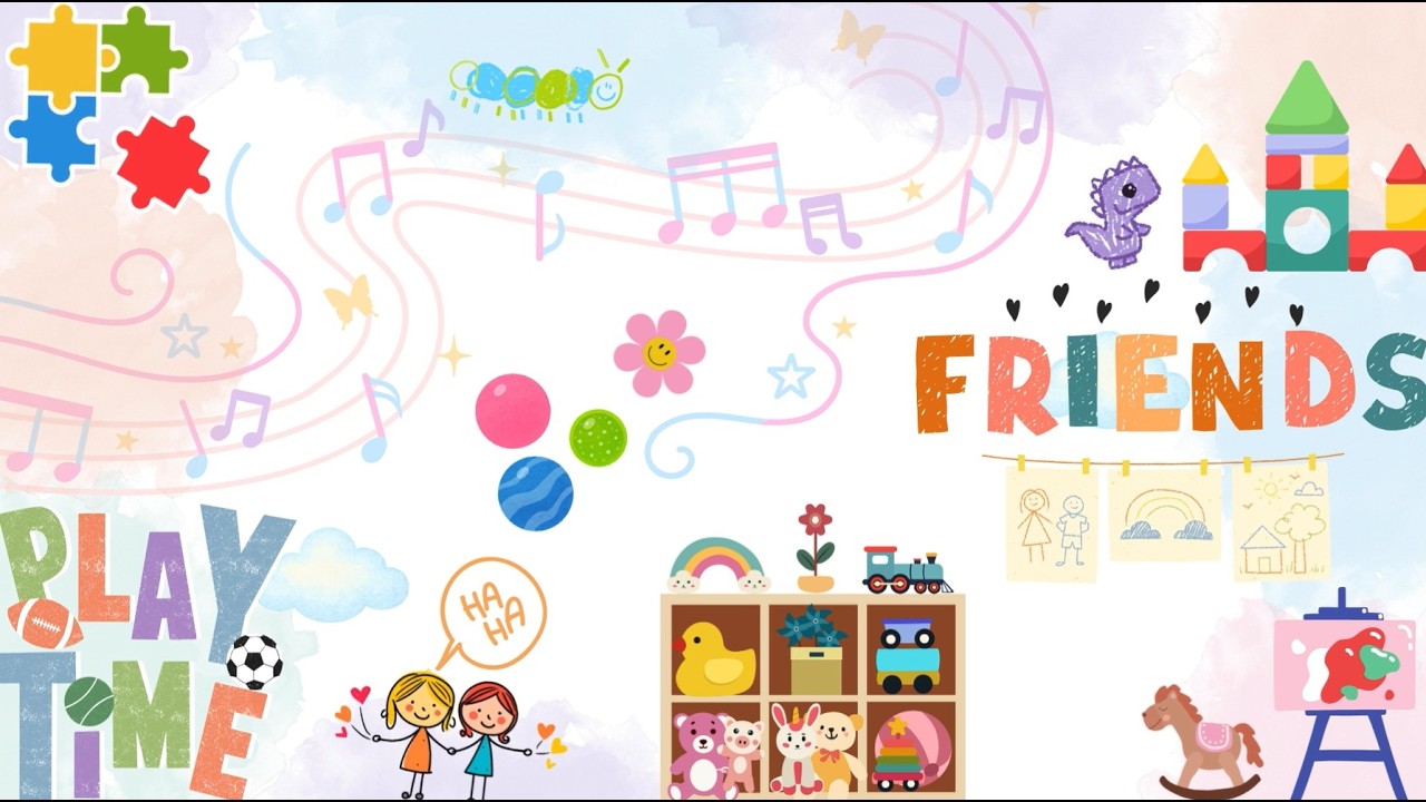유아 활동 배경 음악 | 집중력 높이는 잔잔한 피아노 음악 | Kids Play Background Music
