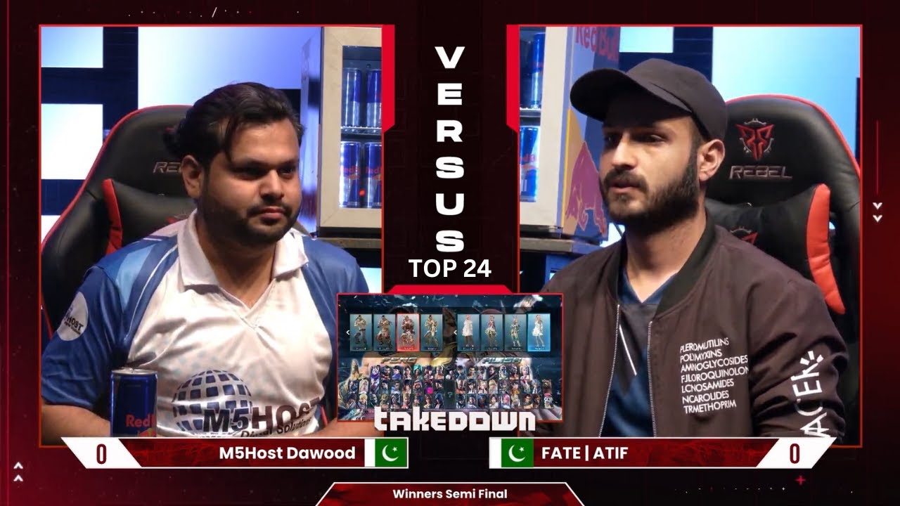 Tekken 7 BAAZ, TAKEDOWN 23 Winners Semi Final | M5host Dawood (Alisa/Julia) vs Fate Atif Butt (Feng)