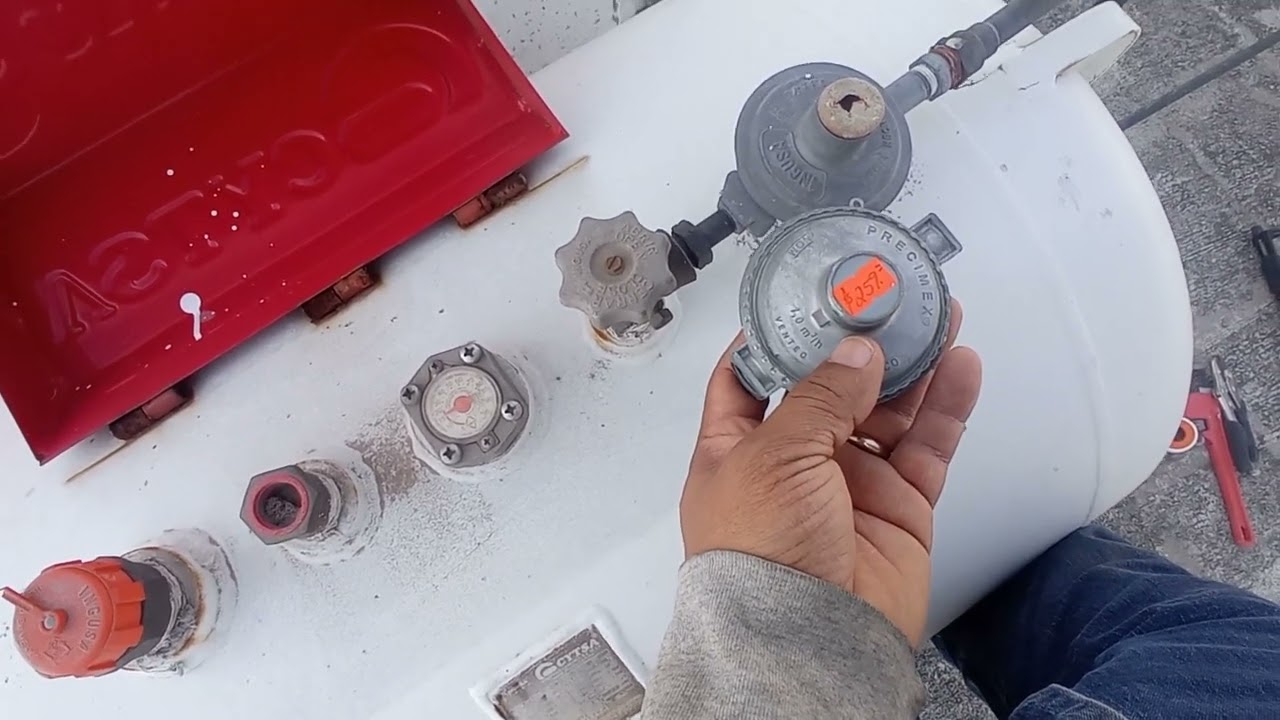 Fuga de Gas muy Común como Cambiar Regulador de gas en tanque estacionario fácil 