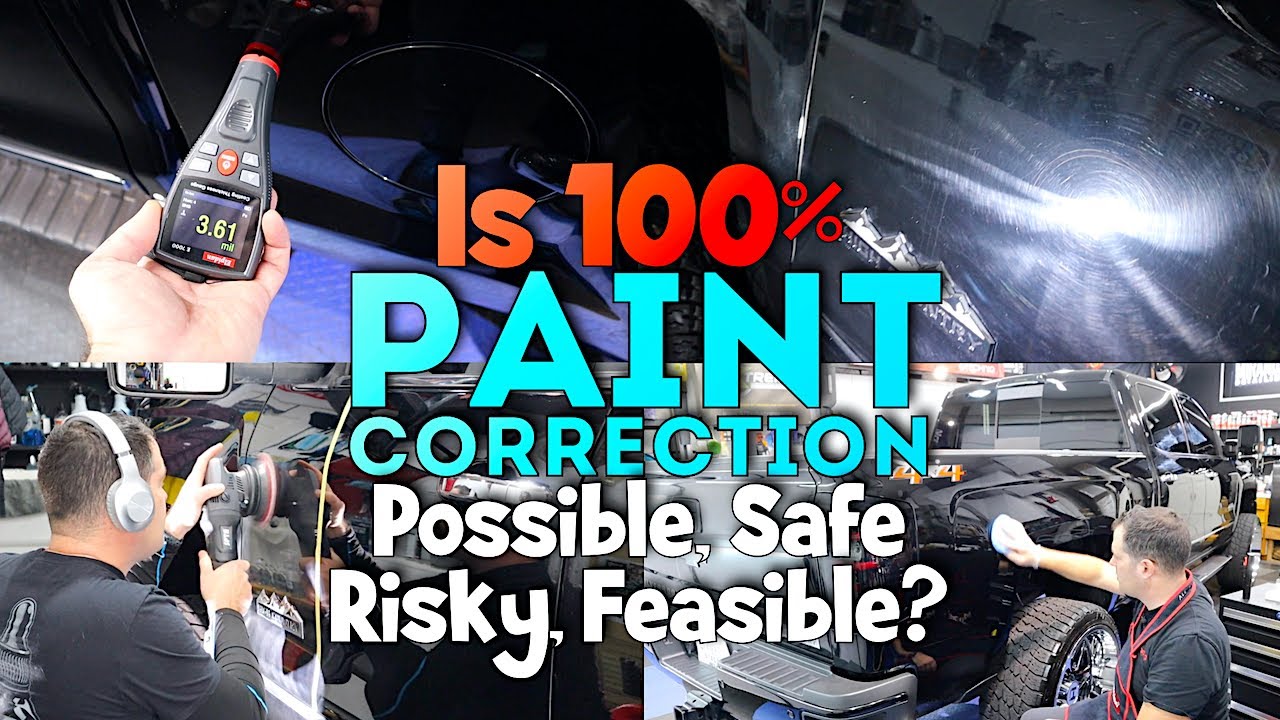 Is 100% Paint Correction on Black Paint Possible, Safe, Risky, Feasible?  Ceramic Coatings.