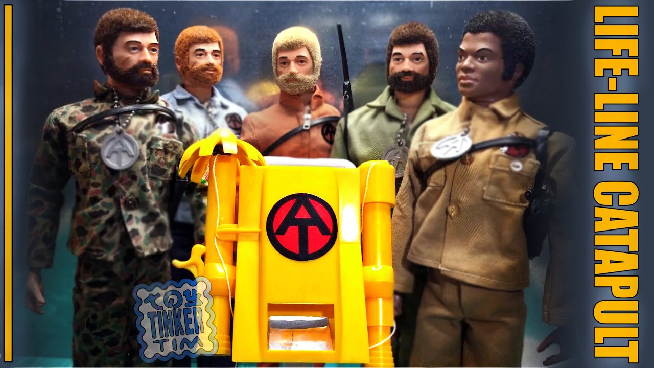 Обзор ремонта и восстановления катапульты GI Joe Adventure Team Life Line 