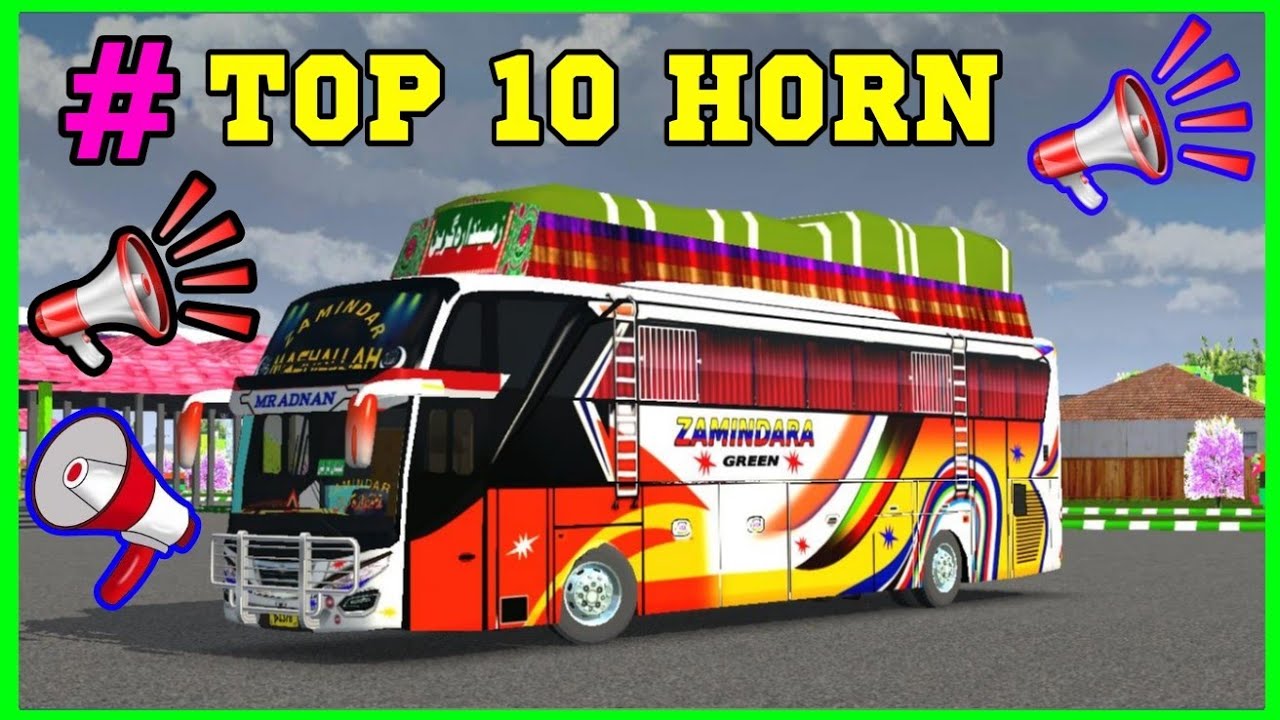 TOP TEN PAKISTANI BUS HORN||BEST BUS HORN||FOR BUS SIMULATOR INDONESIA