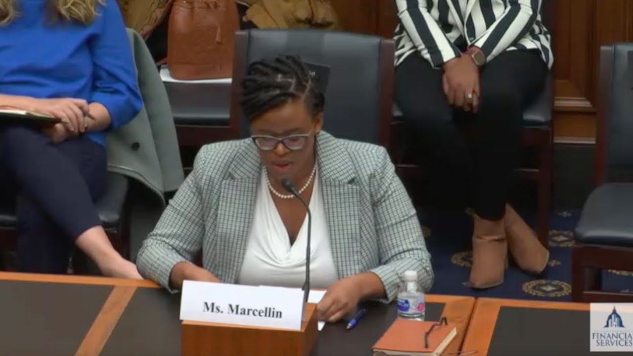 AFR's Renita Marcellin, testifies before the House Fintech Task Force.