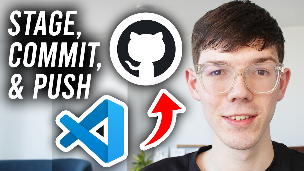 How To Stage, Commit, & Push From VS Code To Git & GitHub - Tutorial