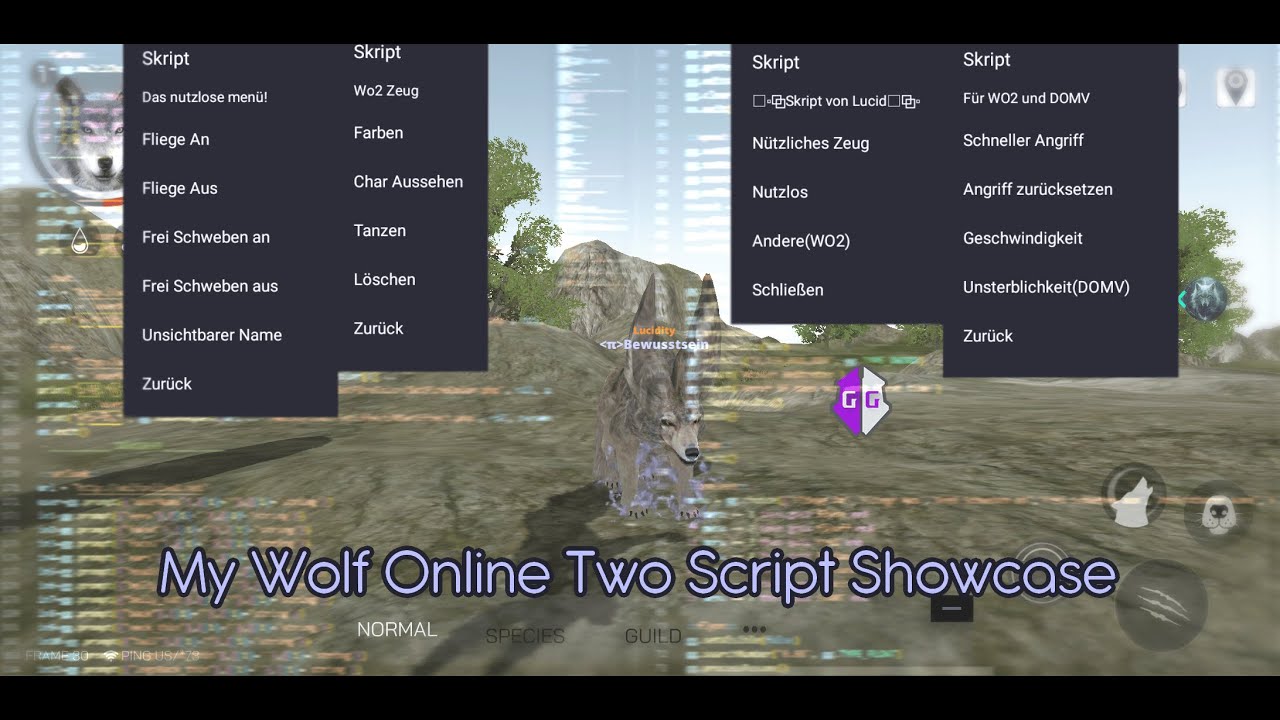 my wolf online 2/dog online gg script showcase